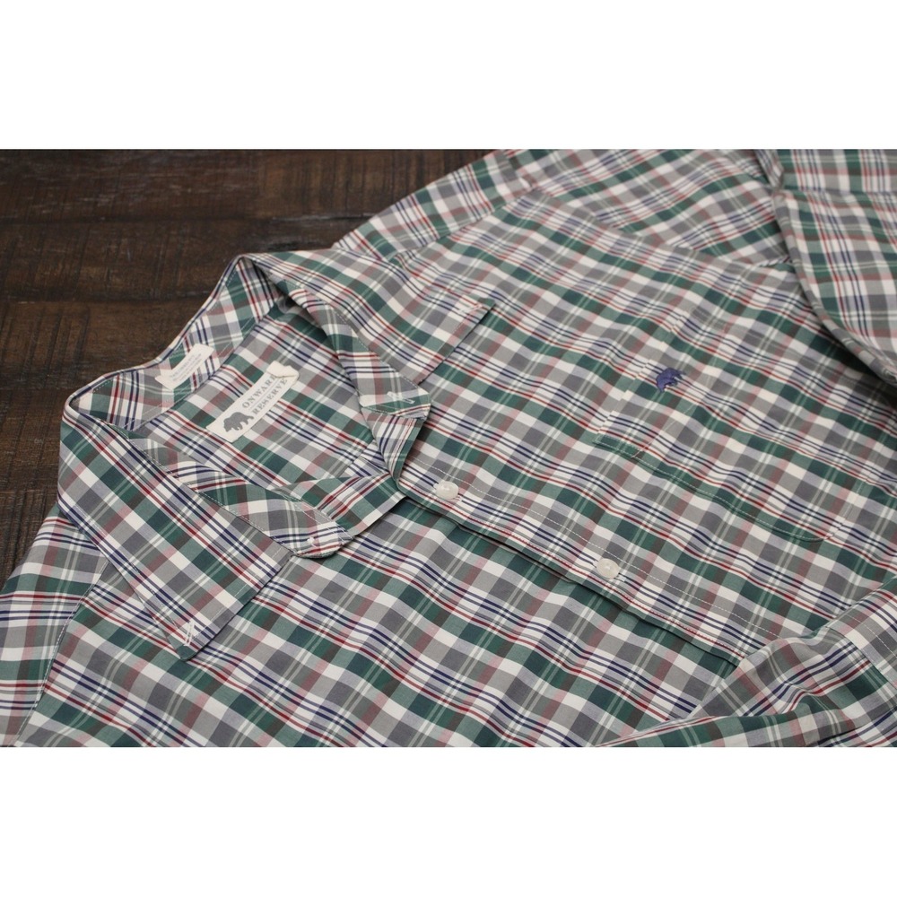 Onward Reserve Shirt Mens XL Multicolor Plaid Long Sleeve‎ Button Up Casual